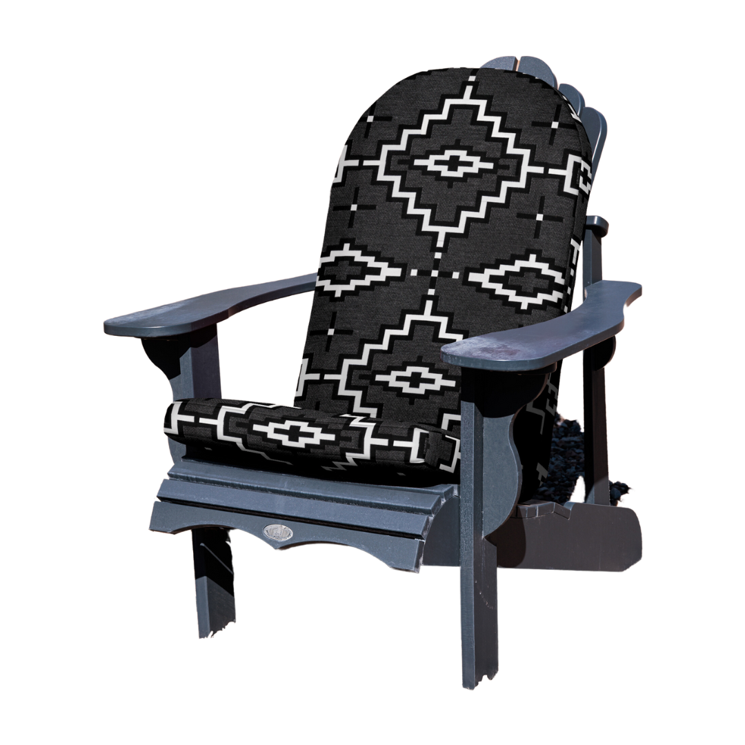 Kiva Adirondack Chair Isolate in Pendleton by Sunbrella Fabric